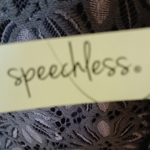 Speechless Amethyst Floral Lace Slip Dress With Satin Lining Size M - Picture 10 of 13